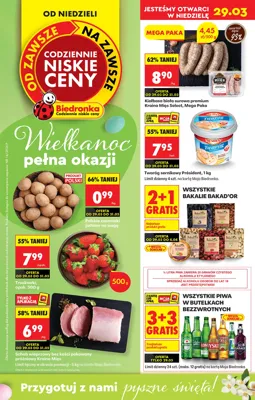 Wielkanocne Okazje w Biedronce: Świąteczne Smaki i Codzienne Niskie Ceny!