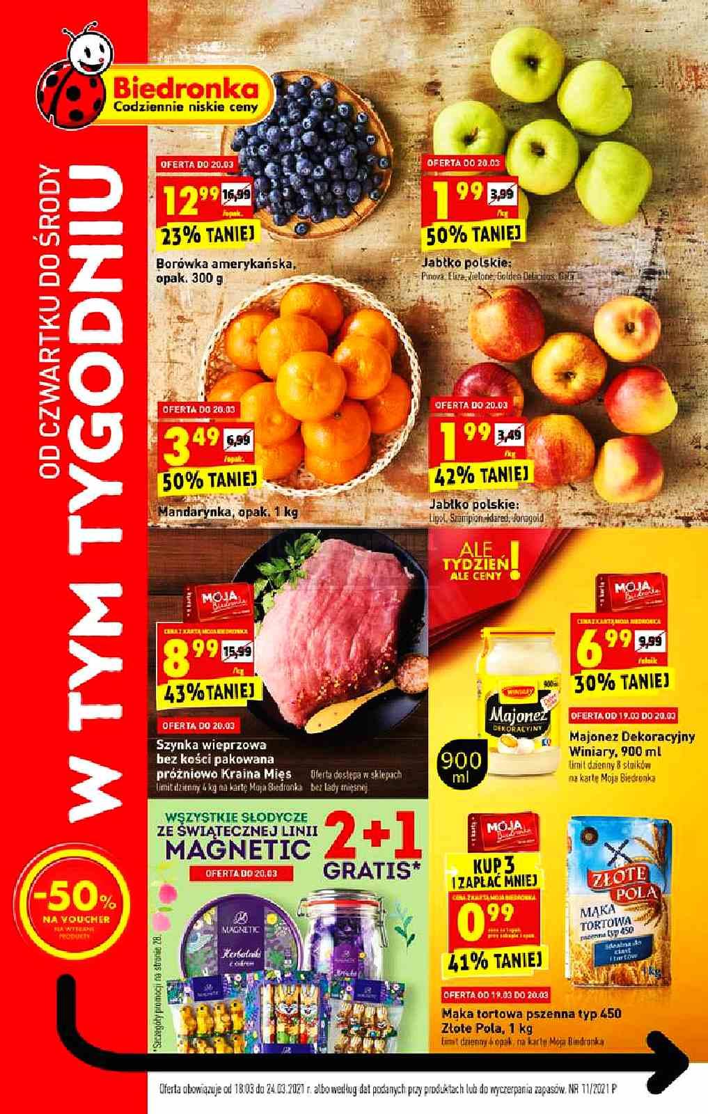 Gazetka promocyjna Biedronka str. 1