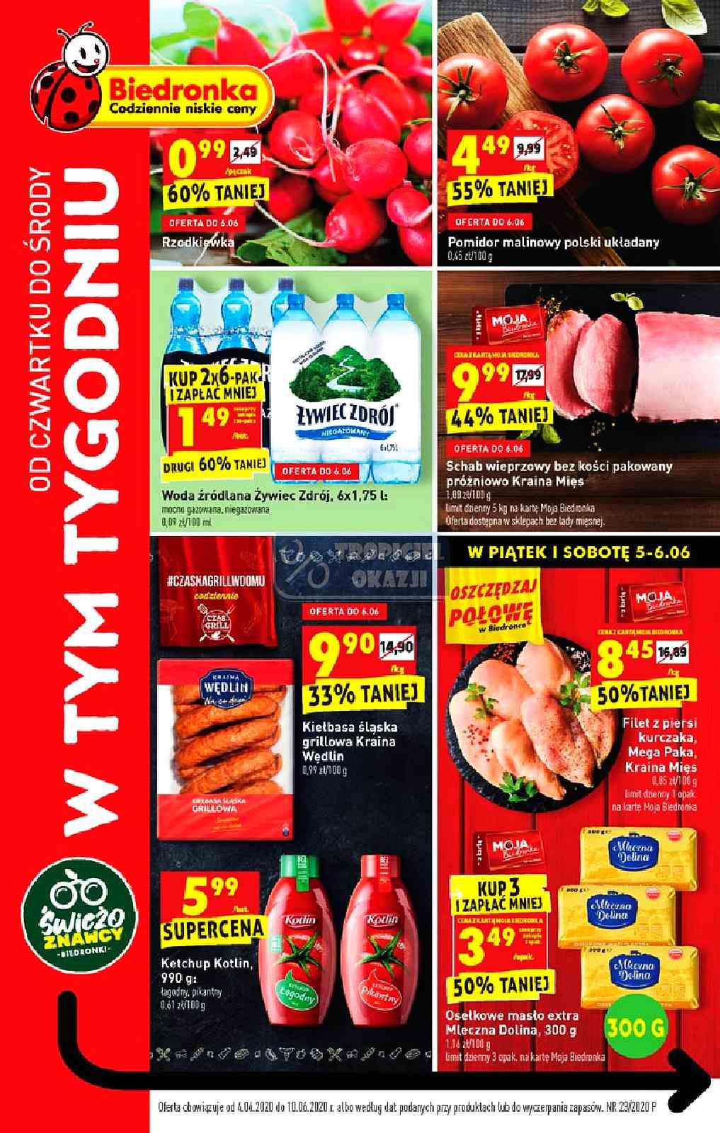 Gazetka promocyjna Biedronka str. 1