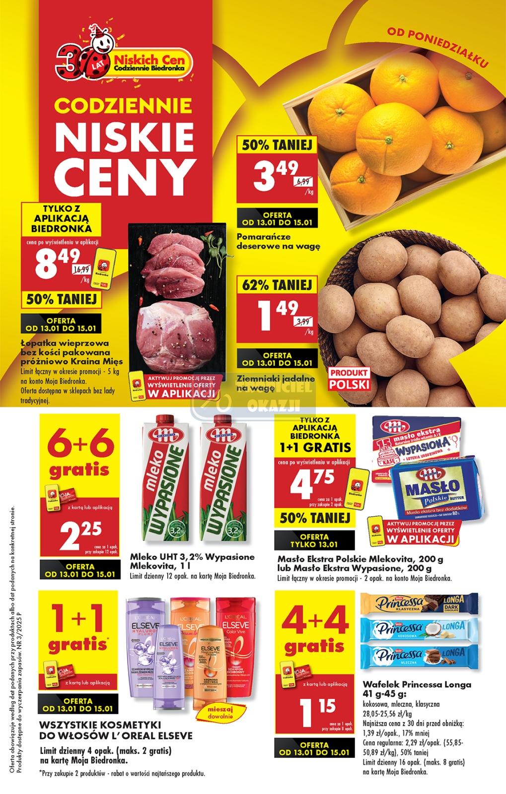 Gazetka promocyjna Biedronka str. 1