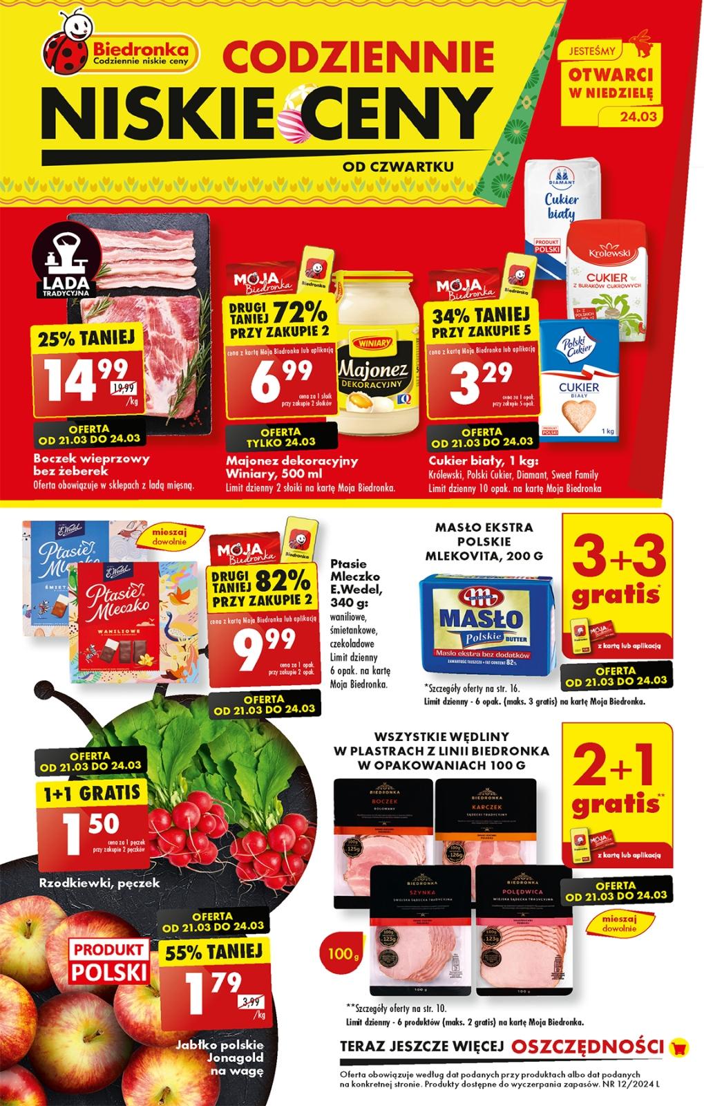 Gazetka promocyjna Biedronka str. 1