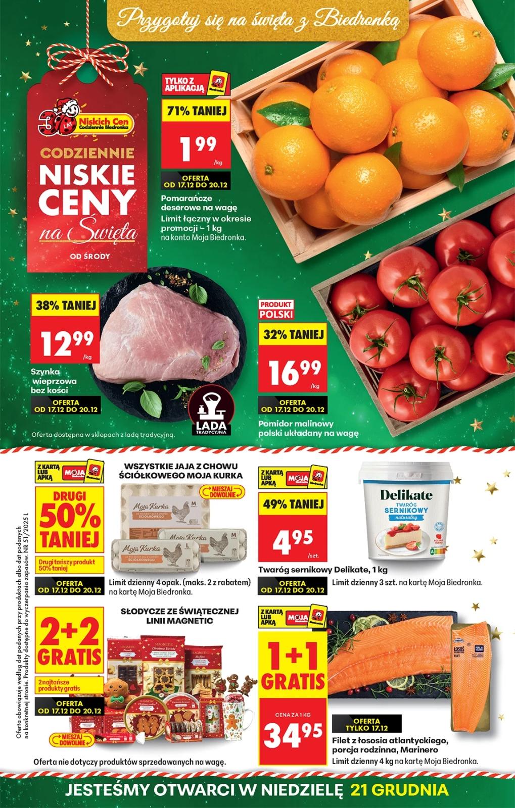 Gazetka promocyjna Biedronka str. 1