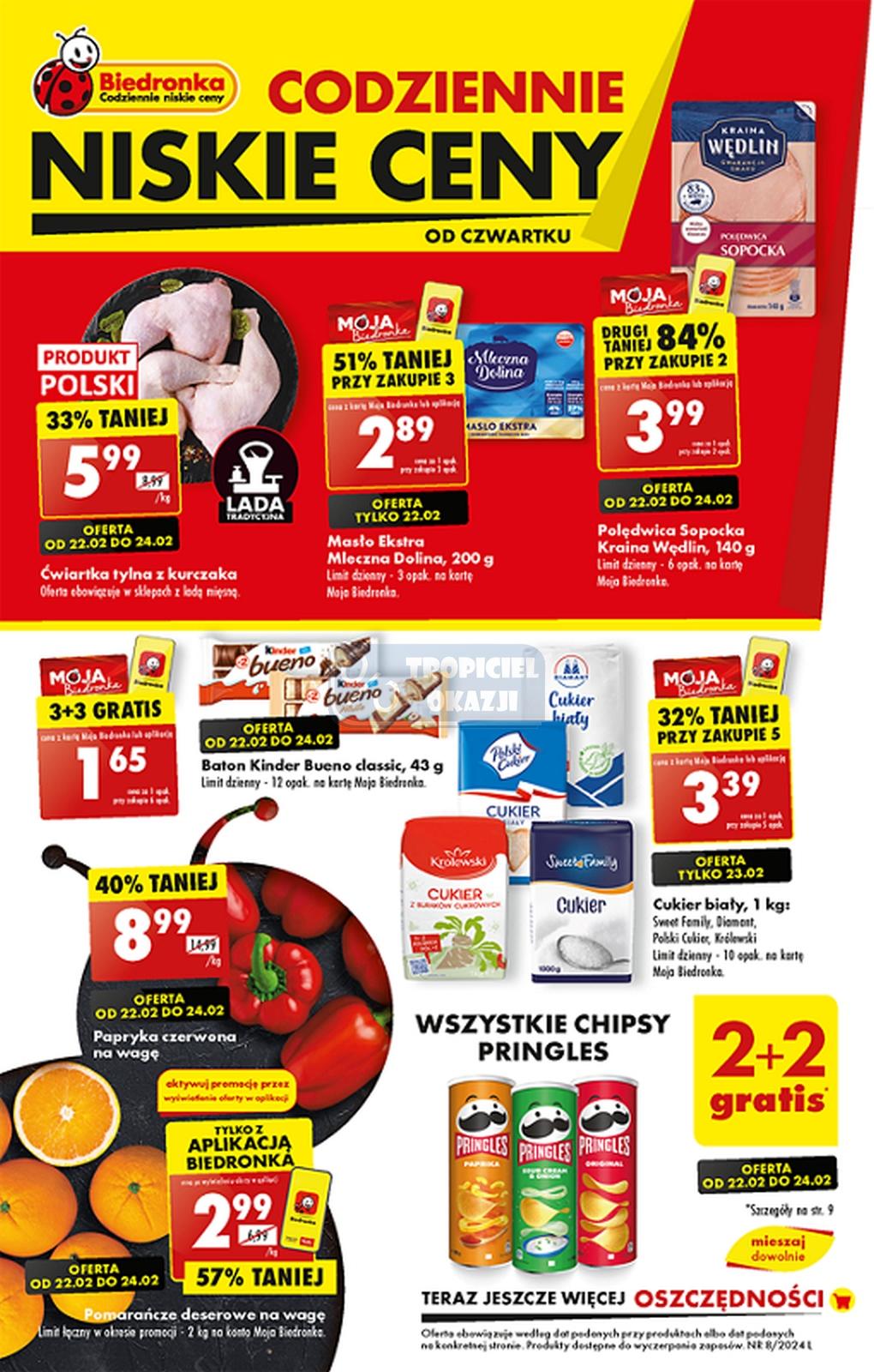 Gazetka promocyjna Biedronka str. 1