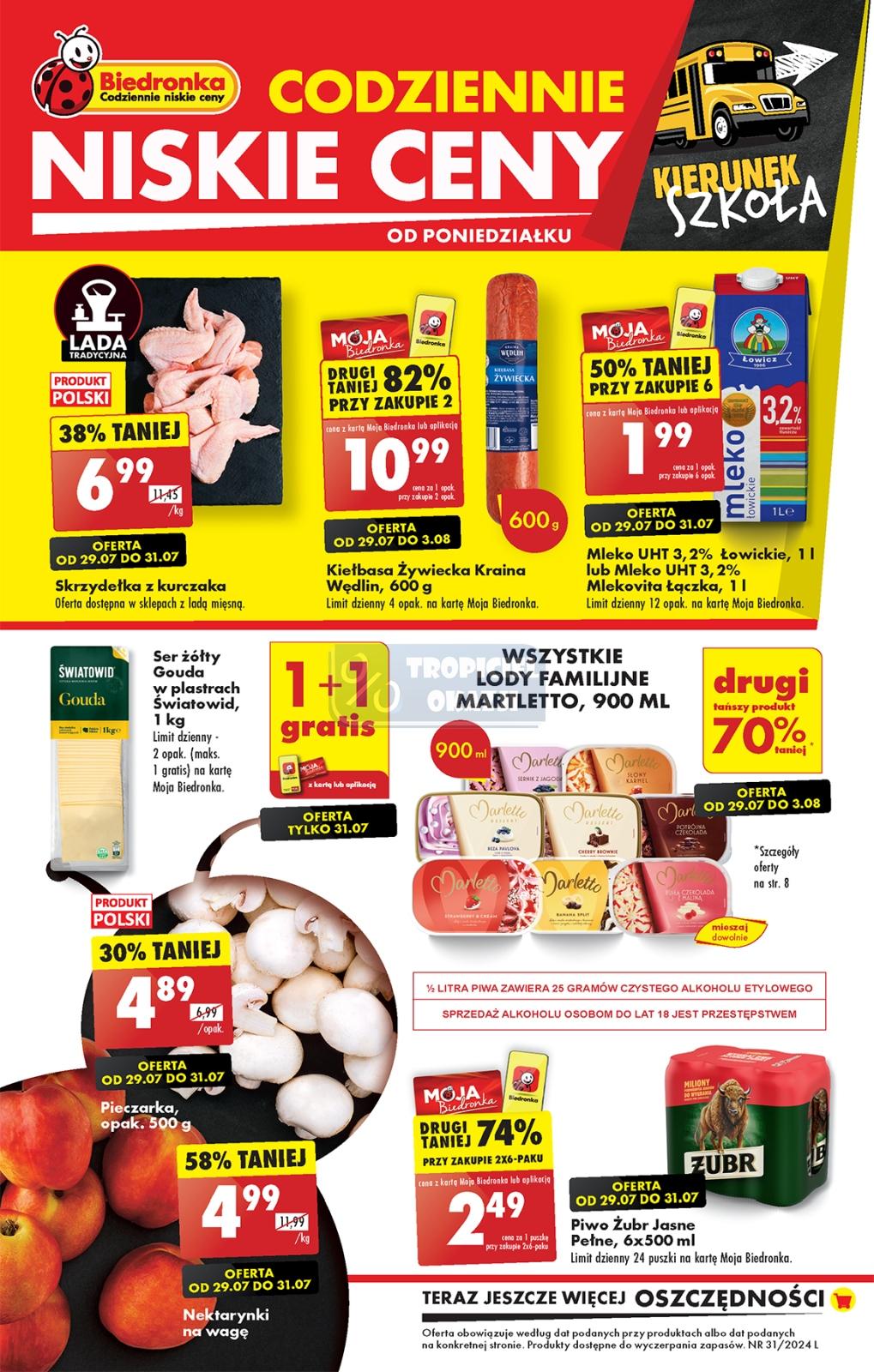 Gazetka promocyjna Biedronka str. 1