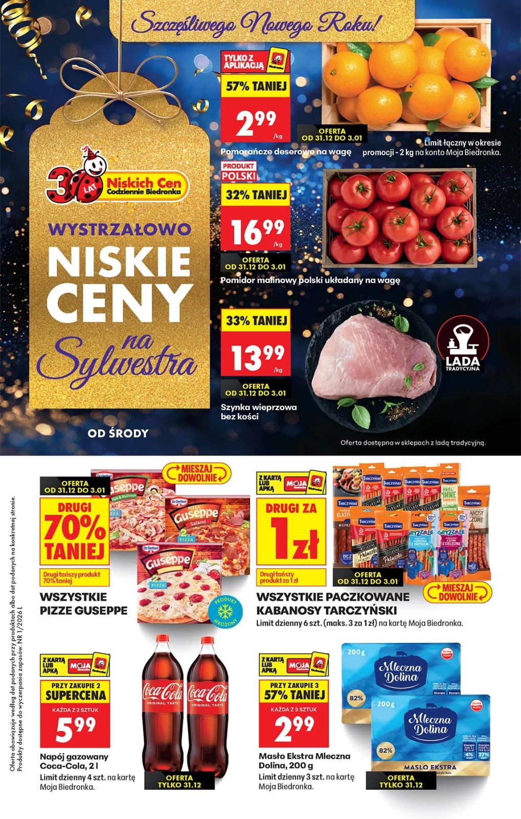 Gazetka promocyjna Biedronka str. 1