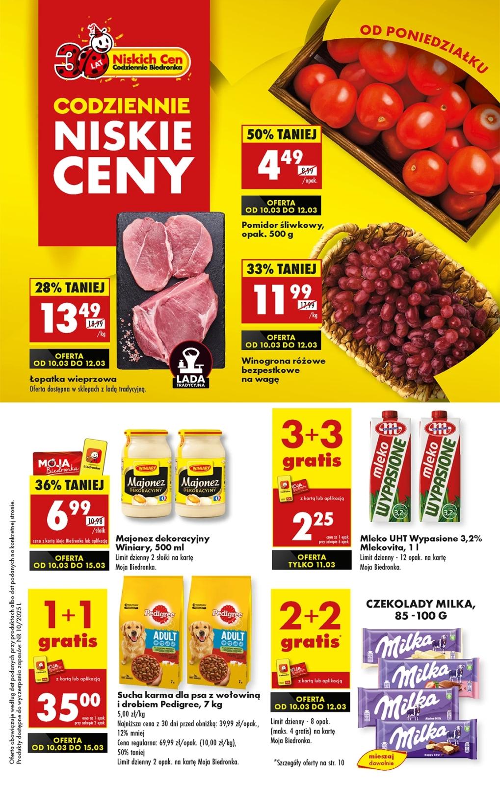 Gazetka promocyjna Biedronka str. 1