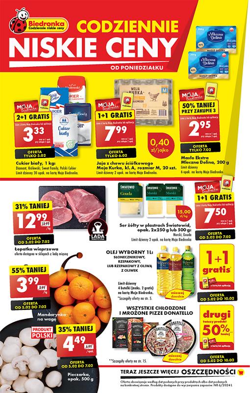 Gazetka promocyjna Biedronka str. 1
