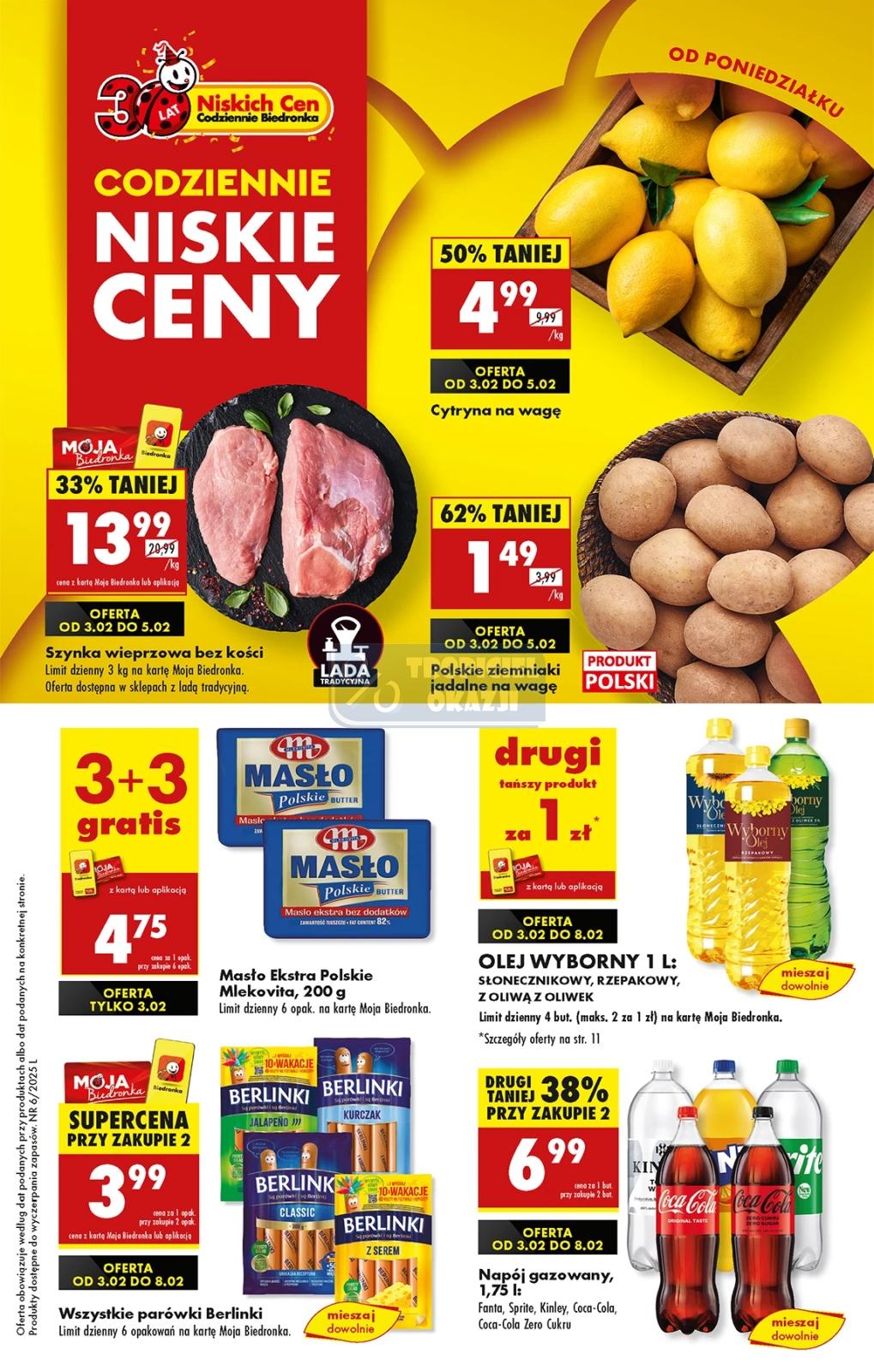 Gazetka promocyjna Biedronka str. 1