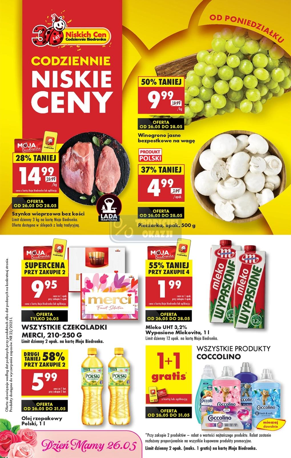 Gazetka promocyjna Biedronka str. 1