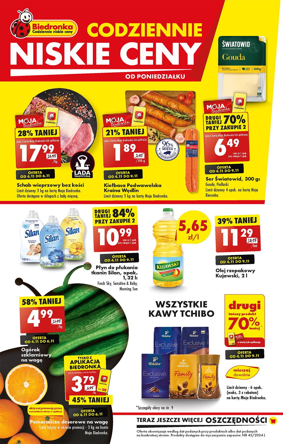 Gazetka promocyjna Biedronka str. 1