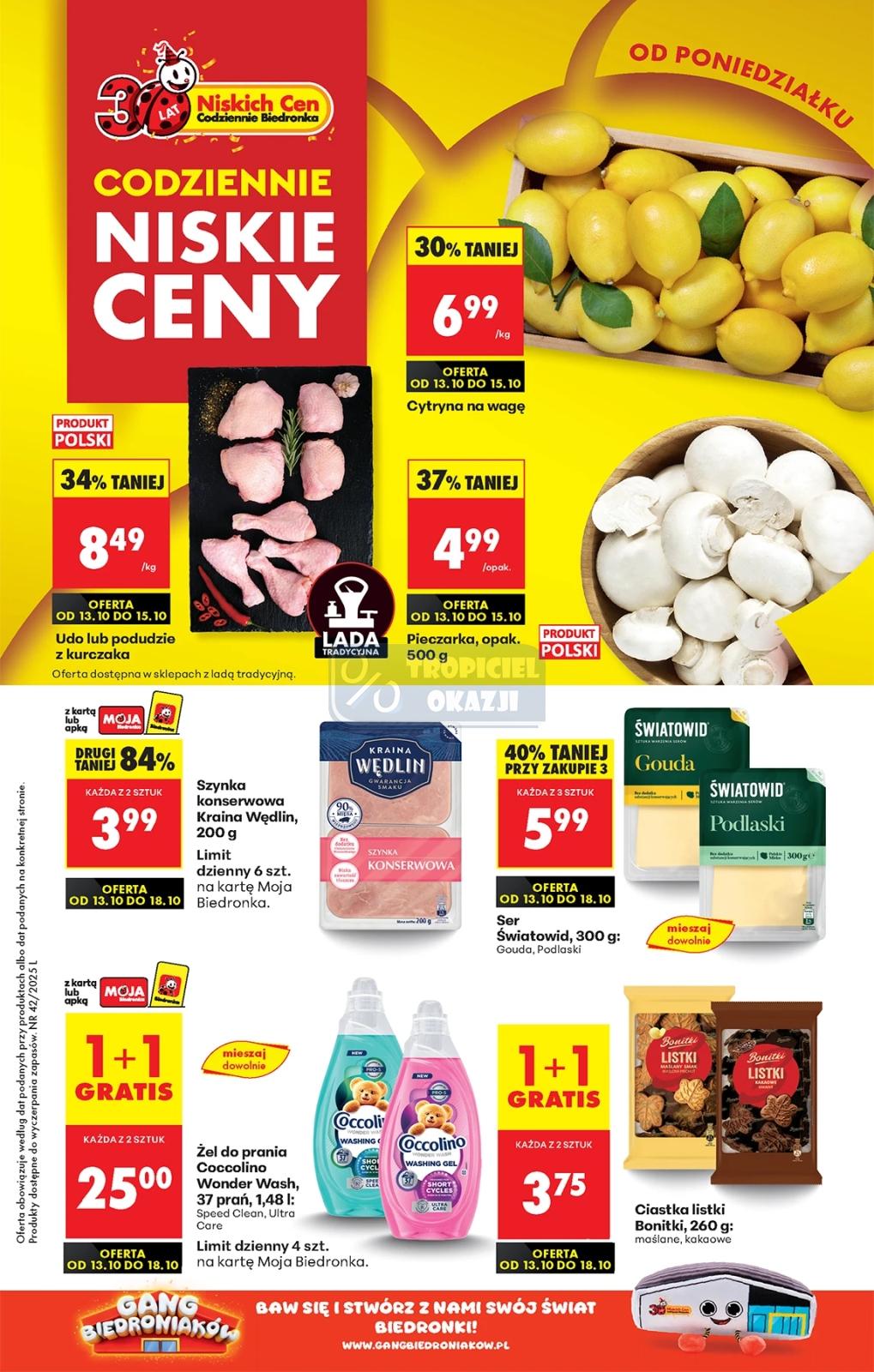 Gazetka promocyjna Biedronka str. 1