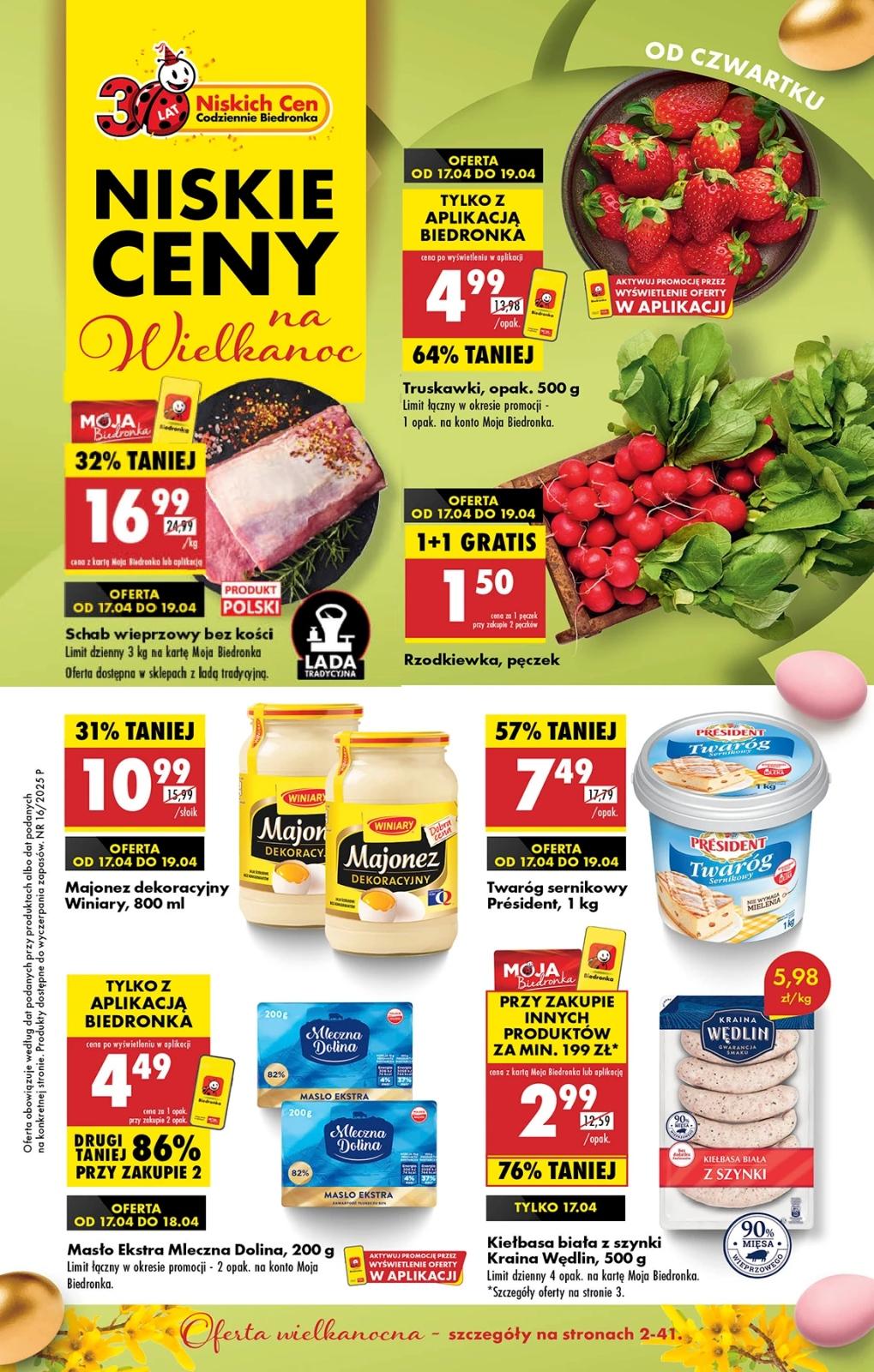 Gazetka promocyjna Biedronka str. 1