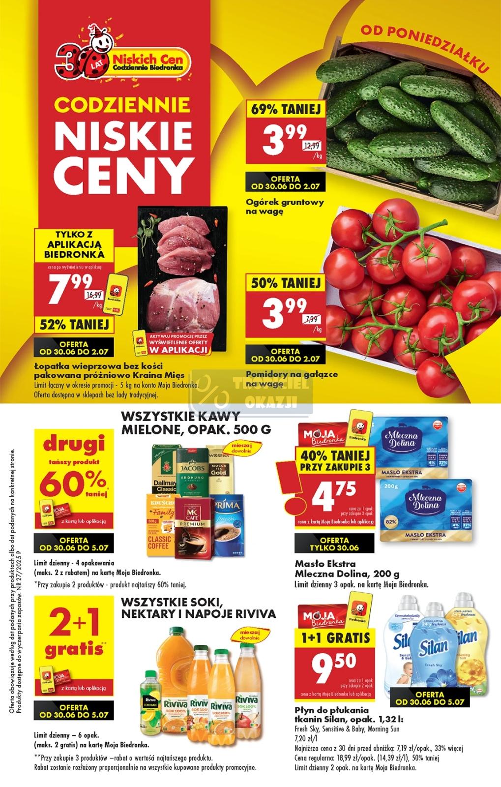 Gazetka promocyjna Biedronka str. 1