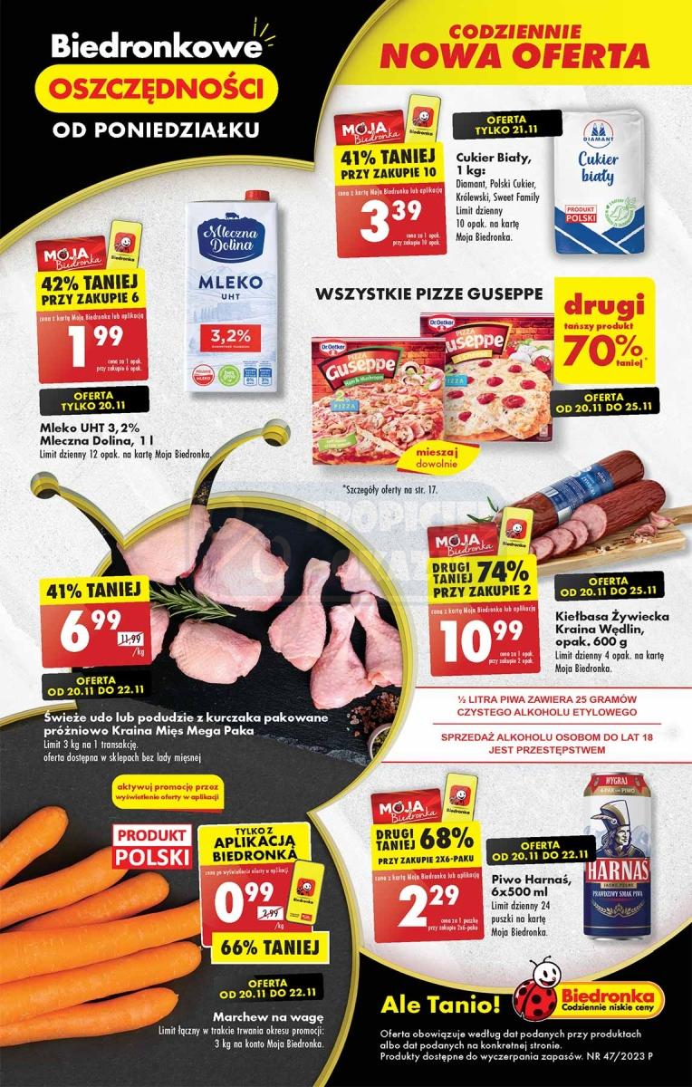 Gazetka promocyjna Biedronka str. 1