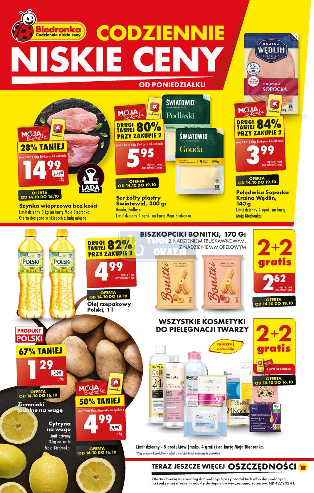 Gazetka promocyjna Biedronka str. 1