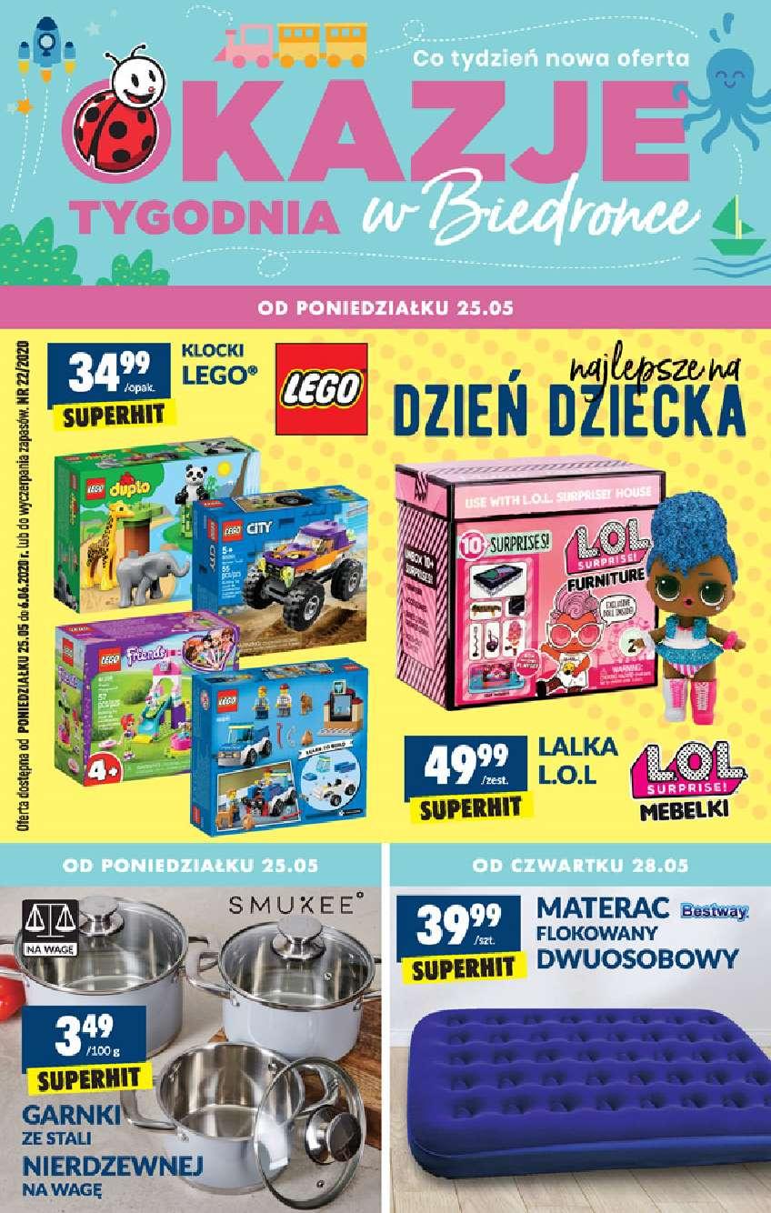 Gazetka promocyjna Biedronka str. 1
