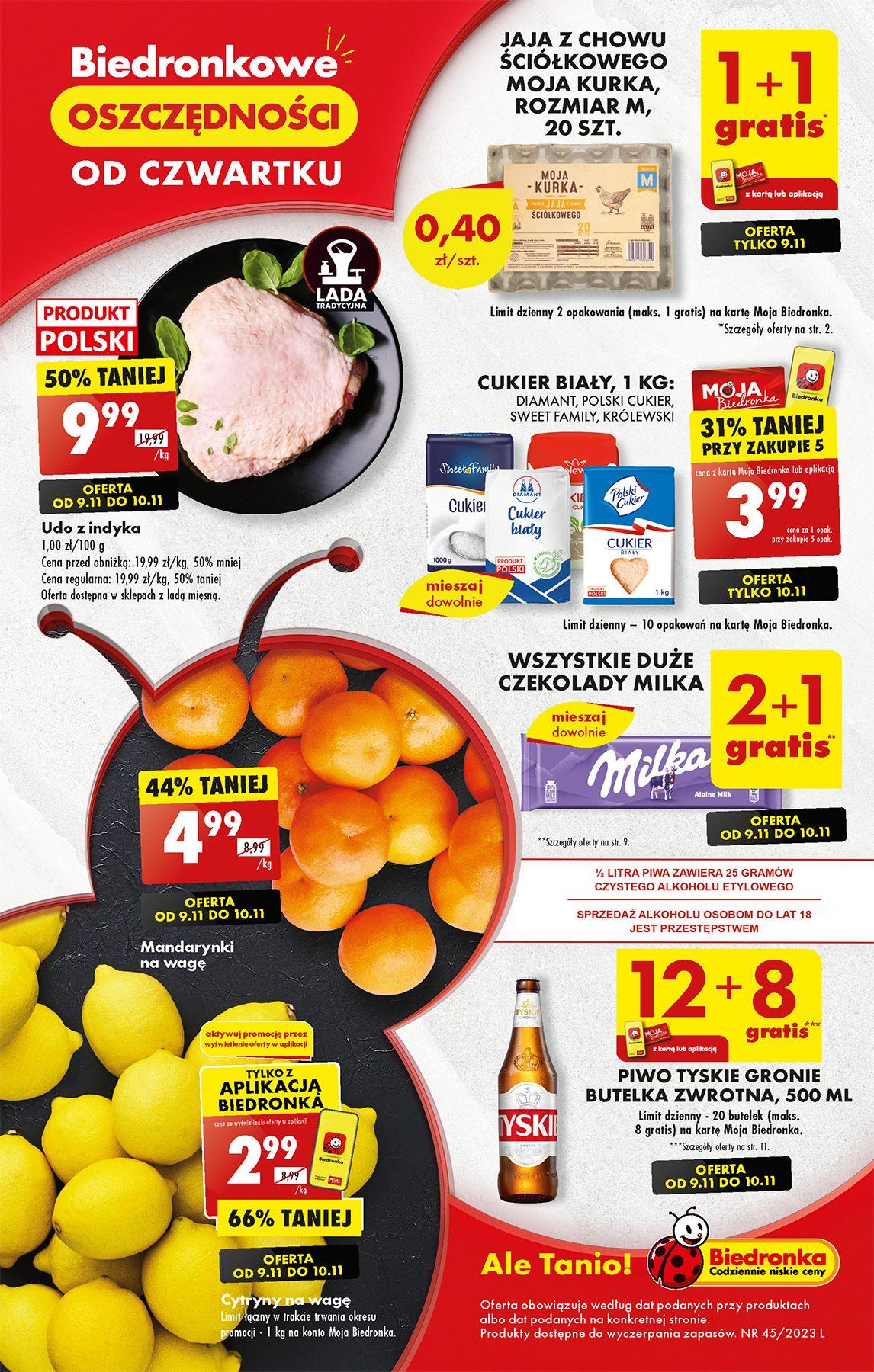 Gazetka promocyjna Biedronka str. 1