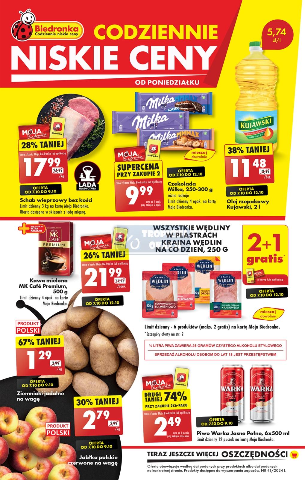 Gazetka promocyjna Biedronka str. 1