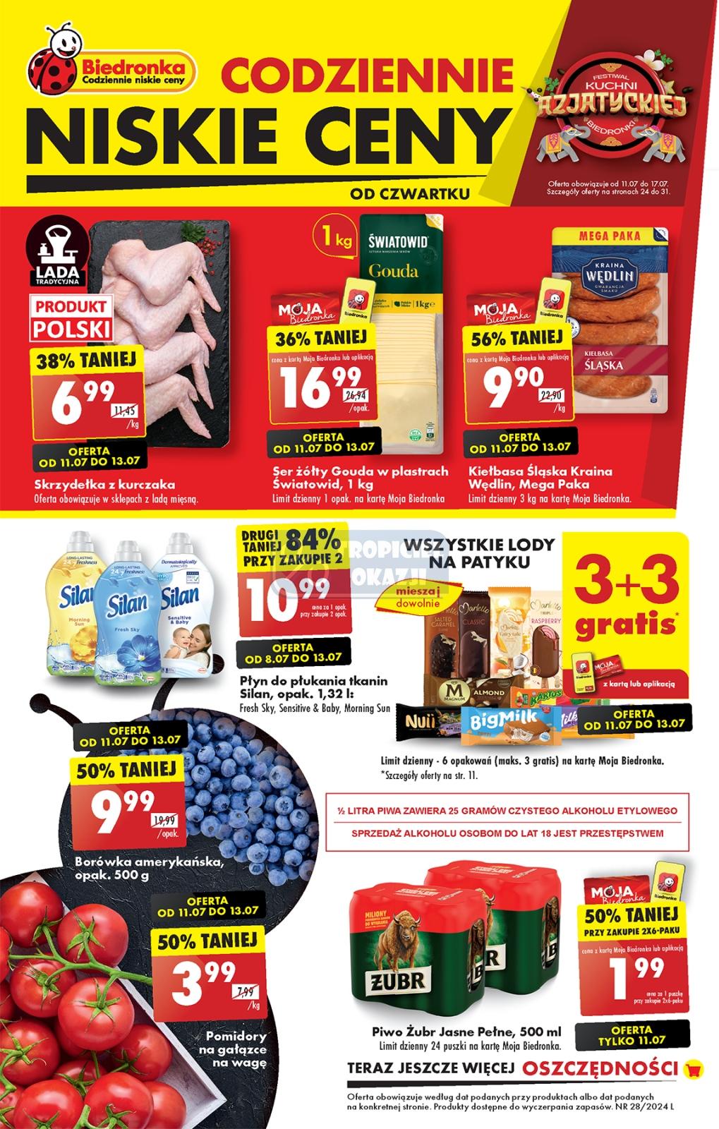 Gazetka promocyjna Biedronka str. 1