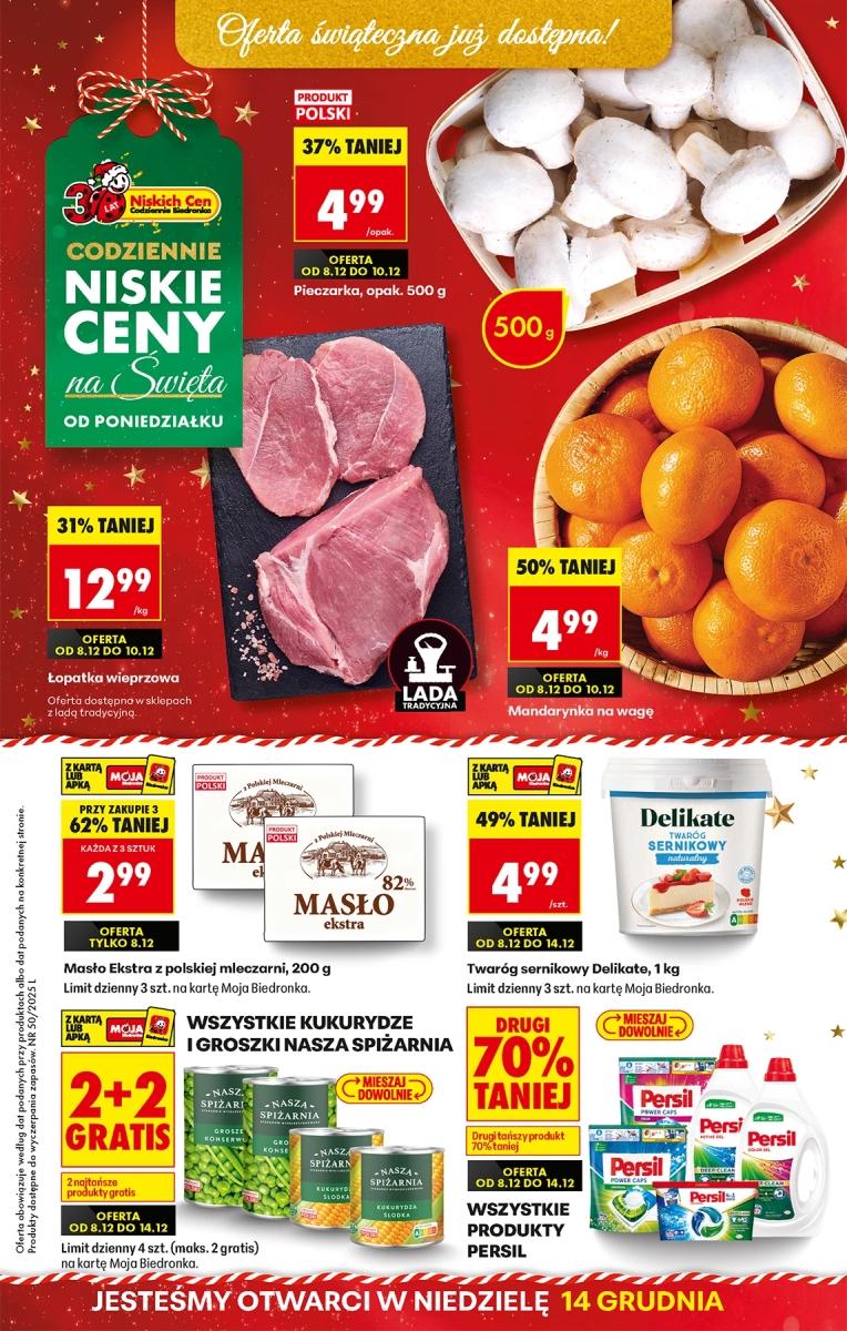 Gazetka promocyjna Biedronka str. 1