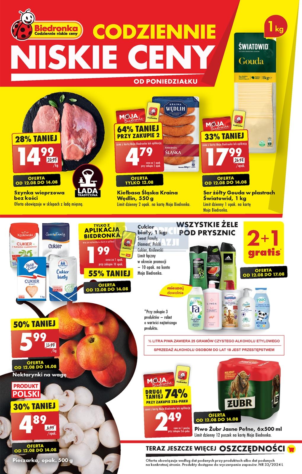 Gazetka promocyjna Biedronka str. 1