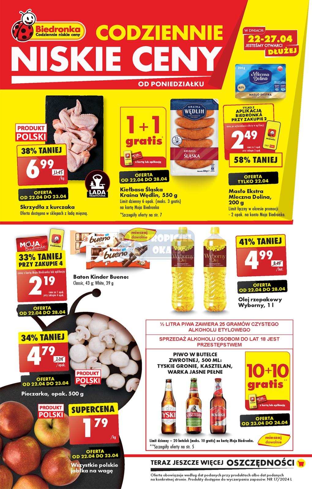 Gazetka promocyjna Biedronka str. 1