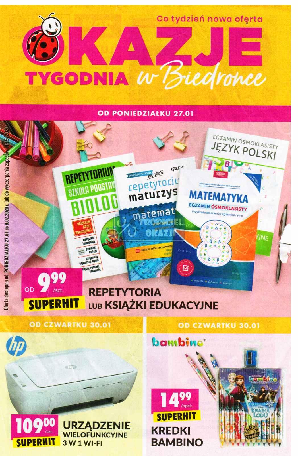 Gazetka promocyjna Biedronka str. 1