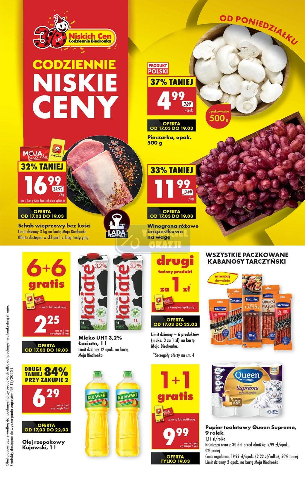 Gazetka promocyjna Biedronka str. 1