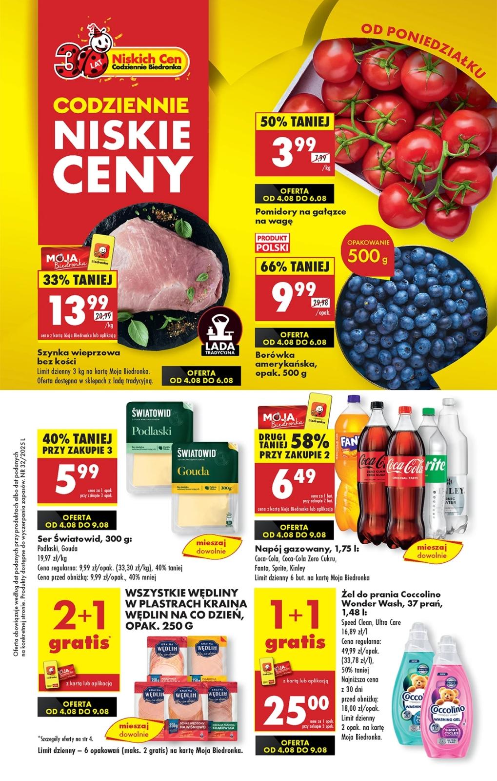 Gazetka promocyjna Biedronka str. 1