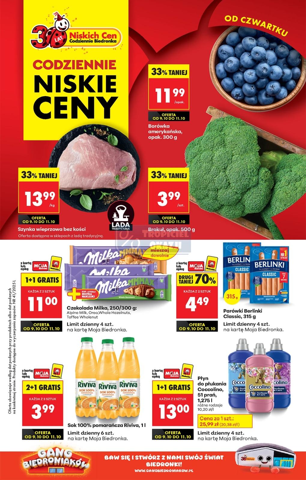 Gazetka promocyjna Biedronka str. 1