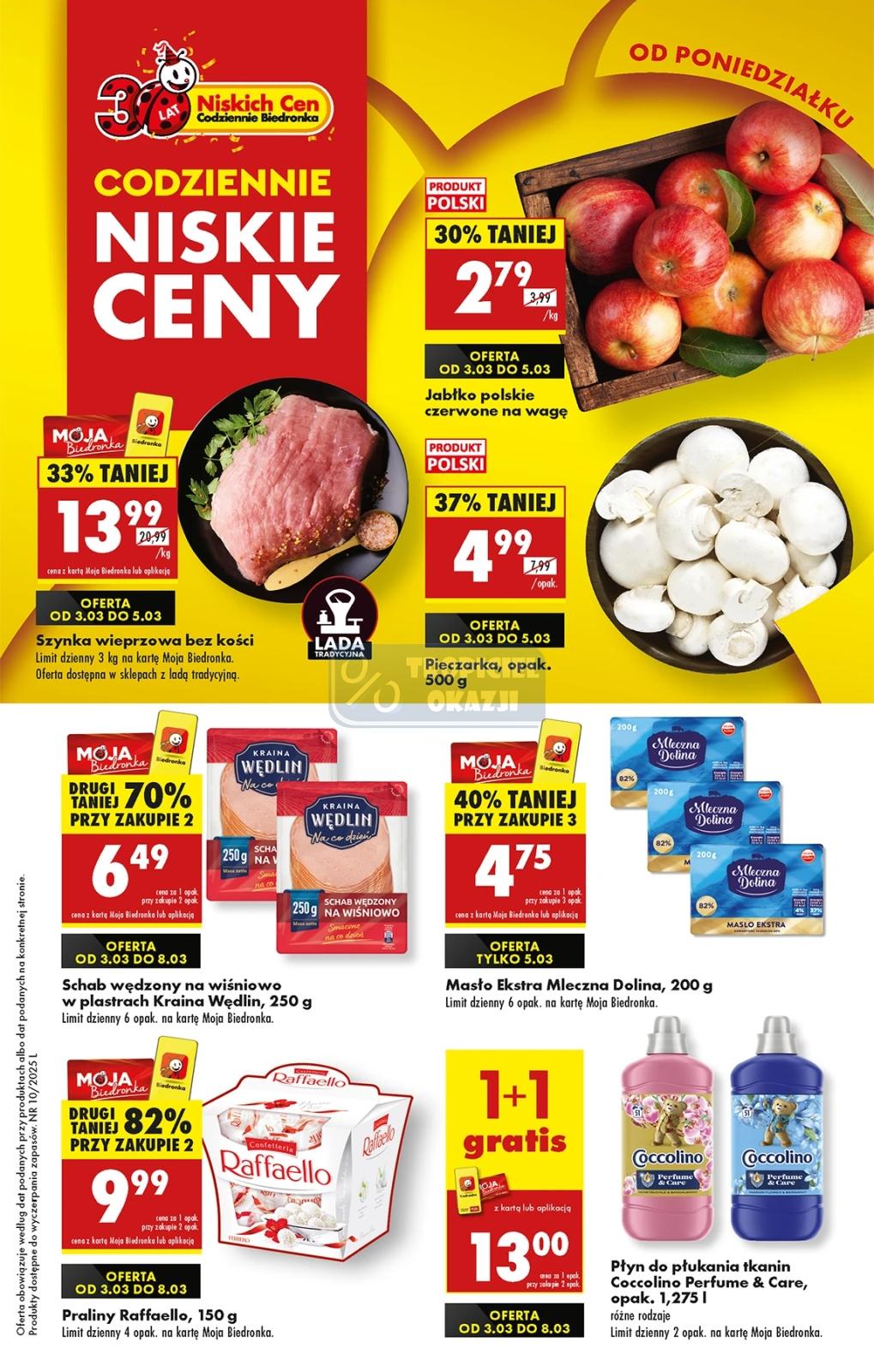 Gazetka promocyjna Biedronka str. 1