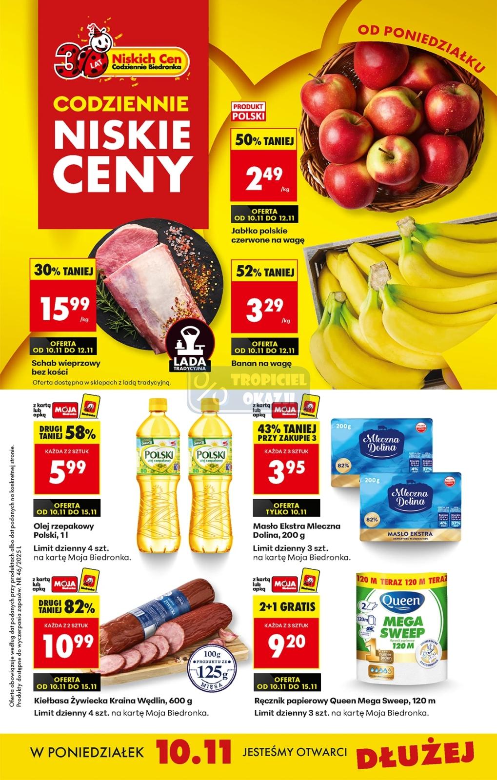 Gazetka promocyjna Biedronka str. 1