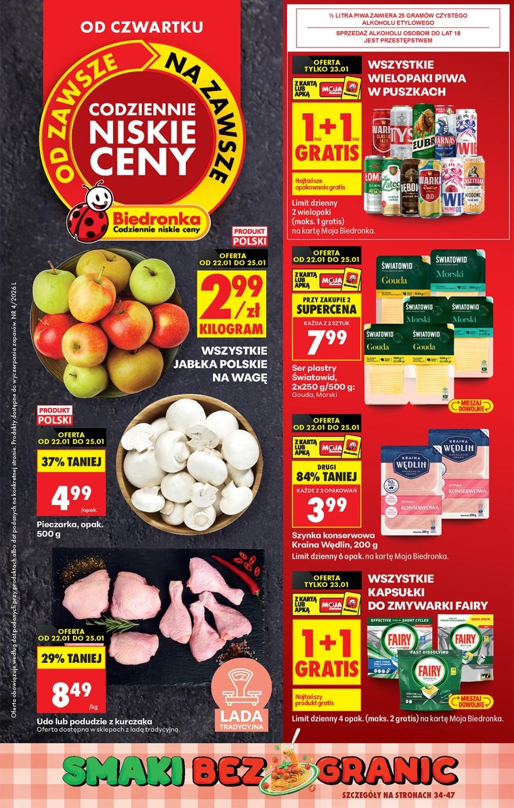 Gazetka promocyjna Biedronka str. 1
