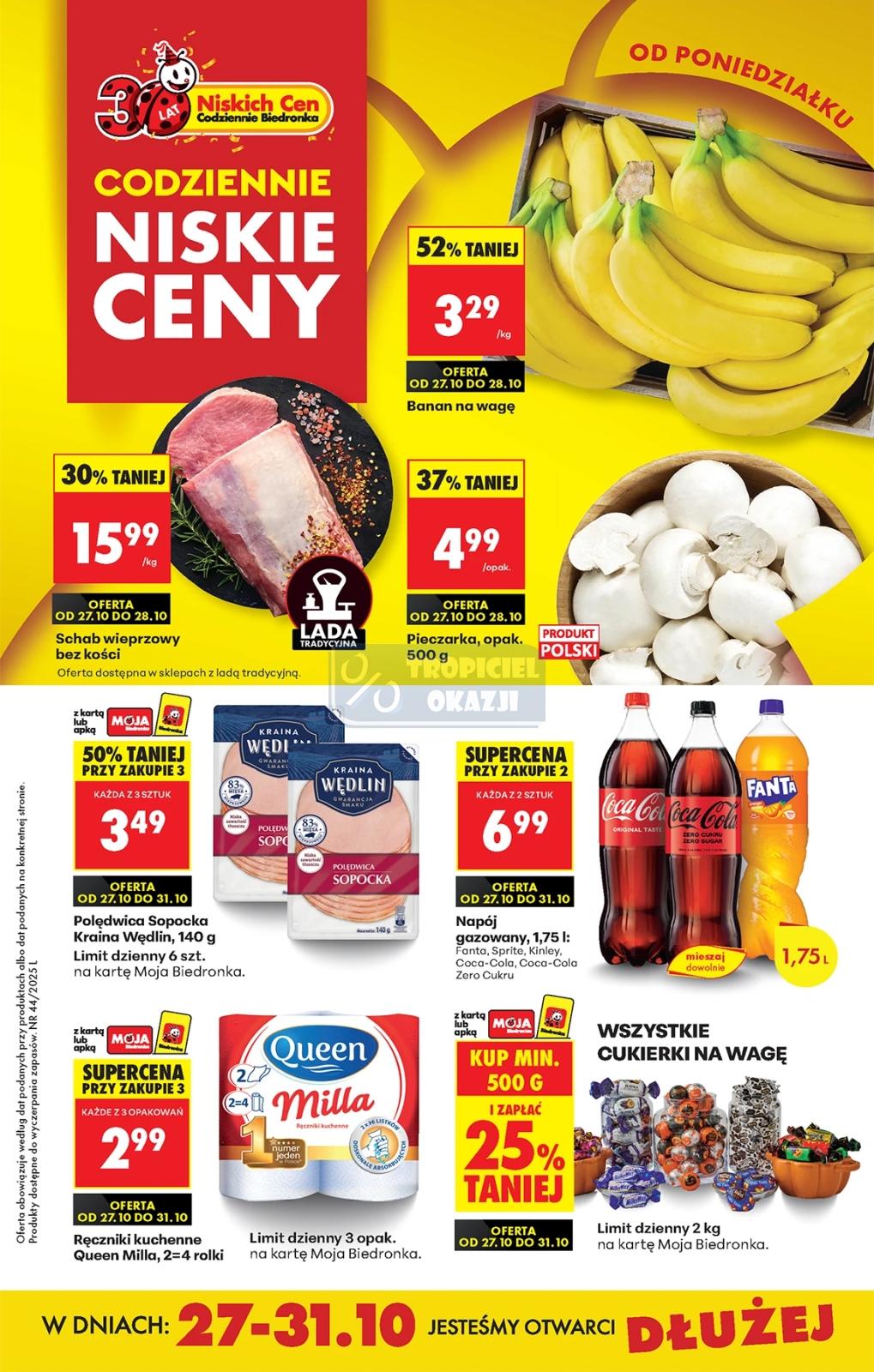 Gazetka promocyjna Biedronka str. 1