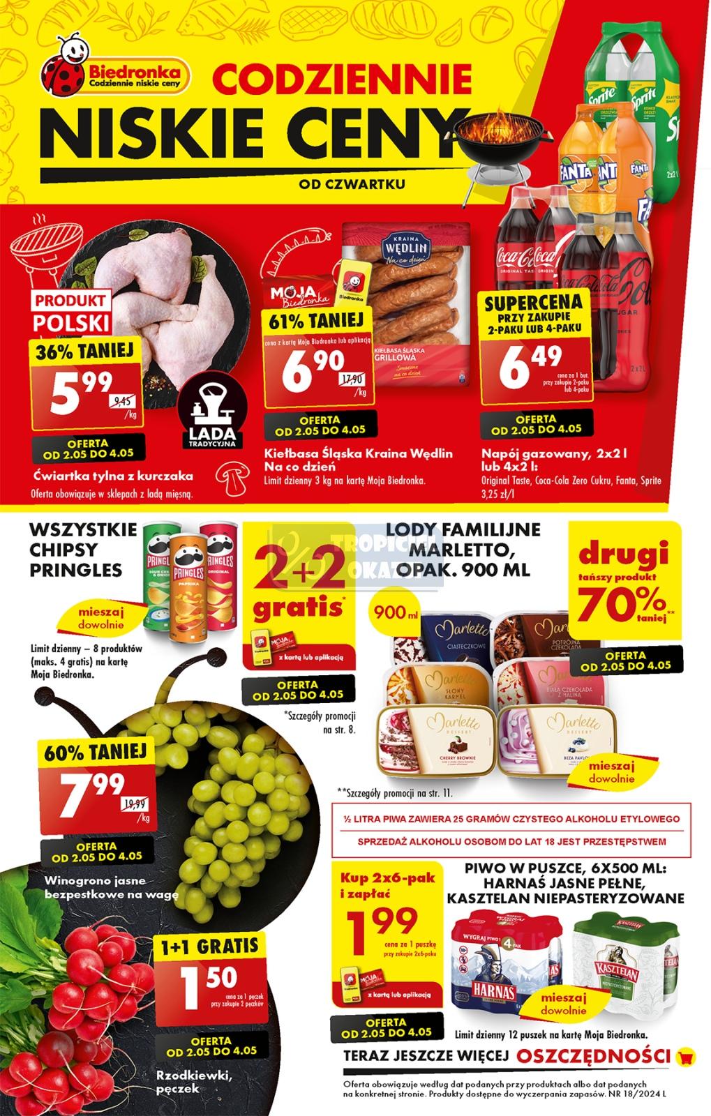 Gazetka promocyjna Biedronka str. 1