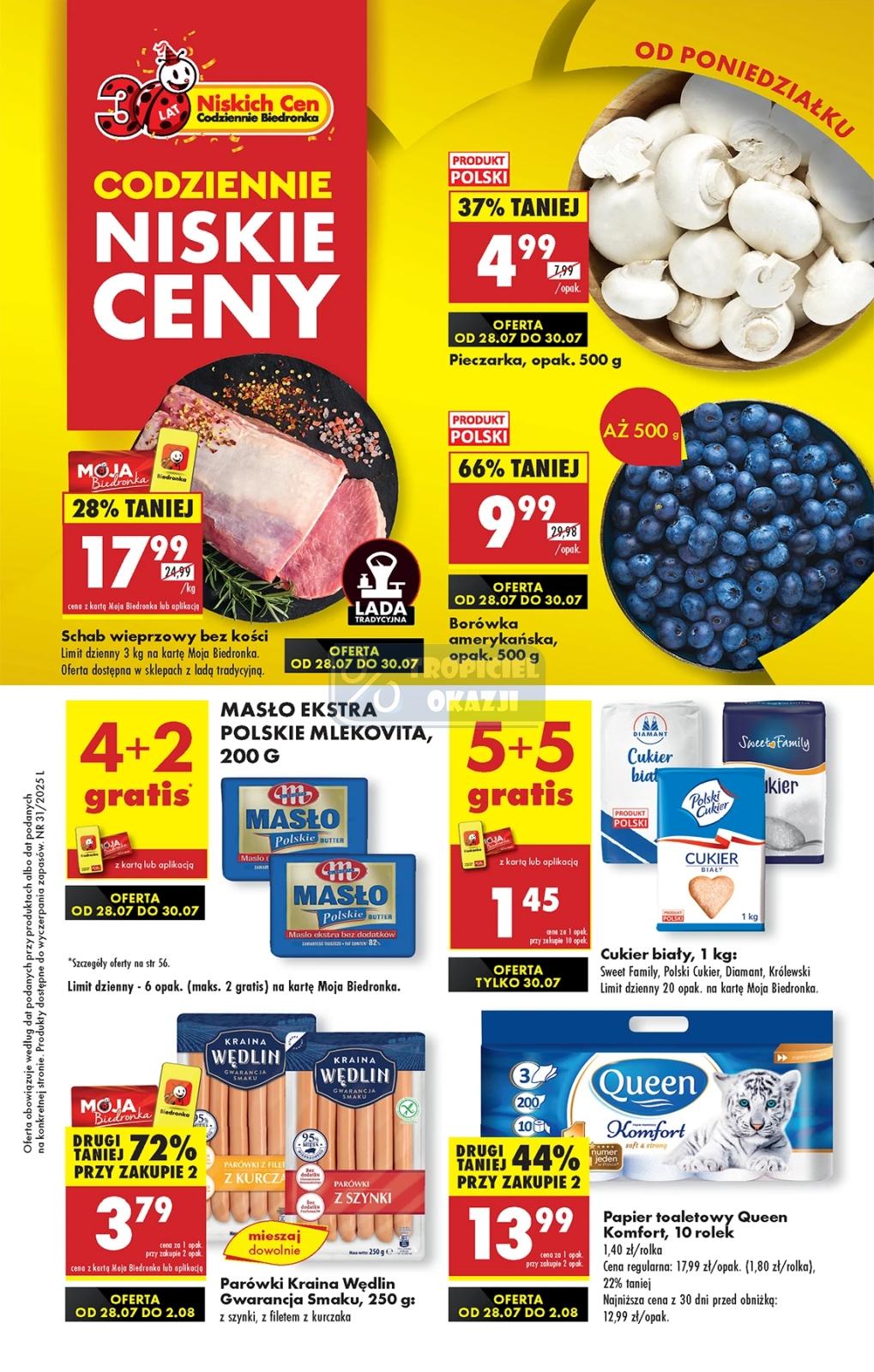 Gazetka promocyjna Biedronka str. 1