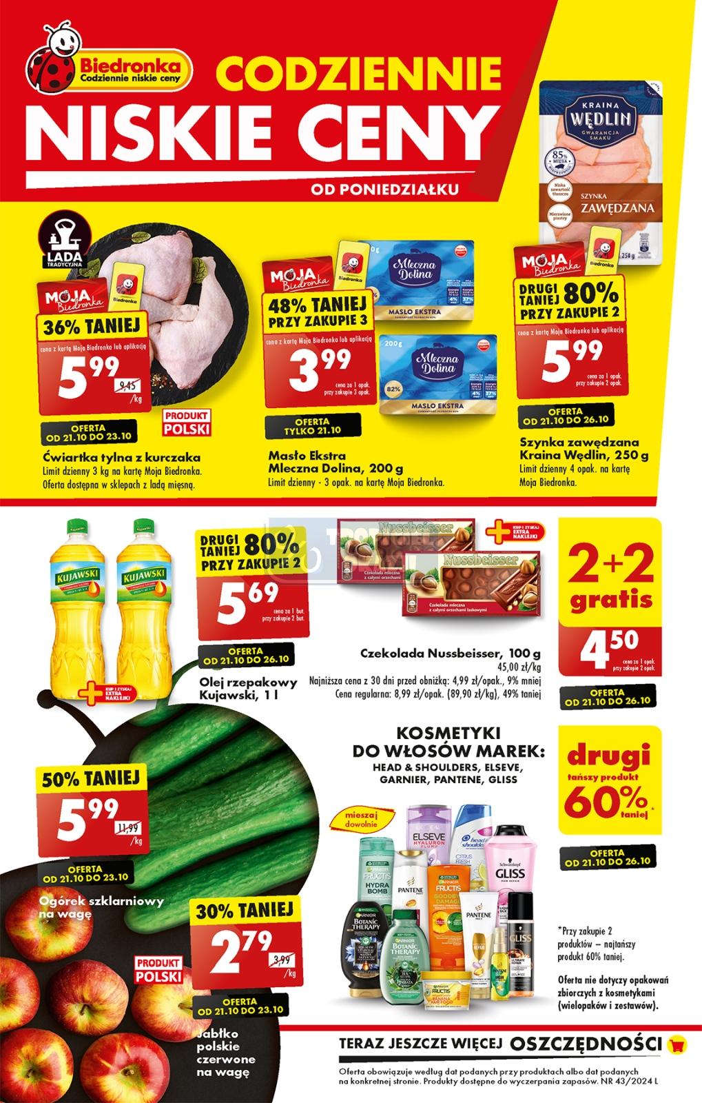 Gazetka promocyjna Biedronka str. 1