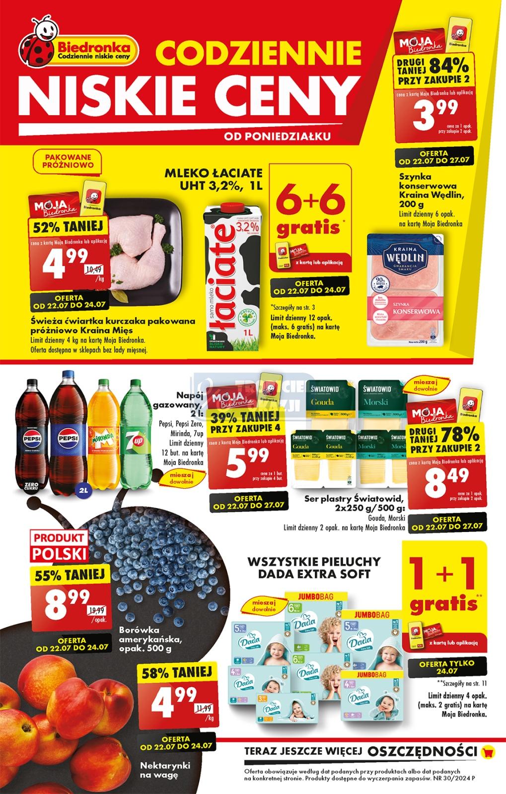 Gazetka promocyjna Biedronka str. 1