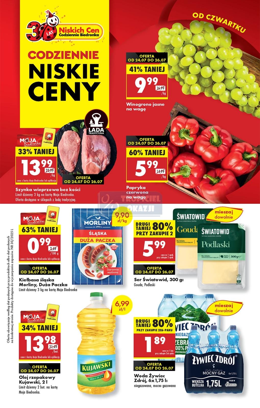 Gazetka promocyjna Biedronka str. 1