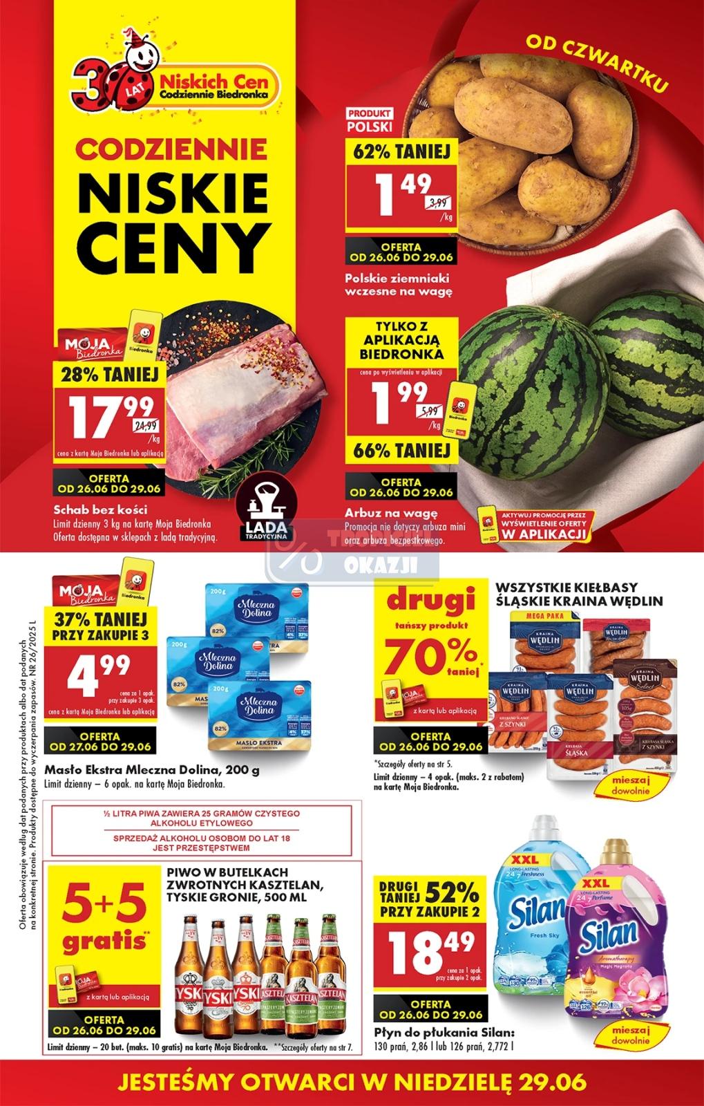 Gazetka promocyjna Biedronka str. 1