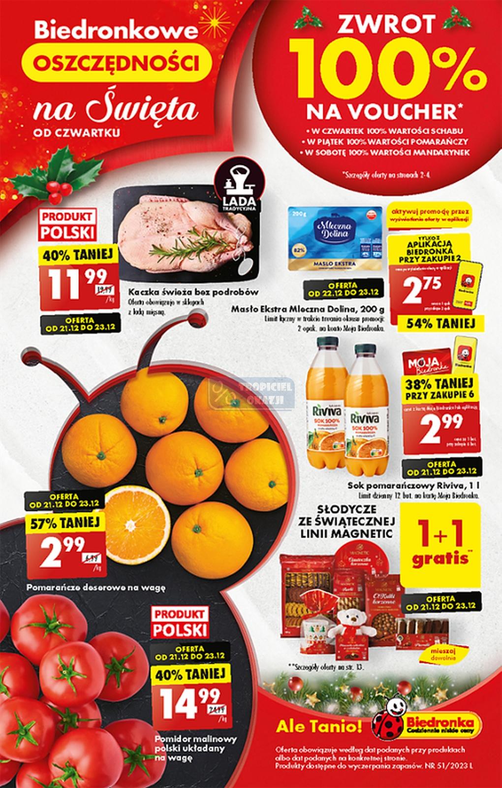 Gazetka promocyjna Biedronka str. 1