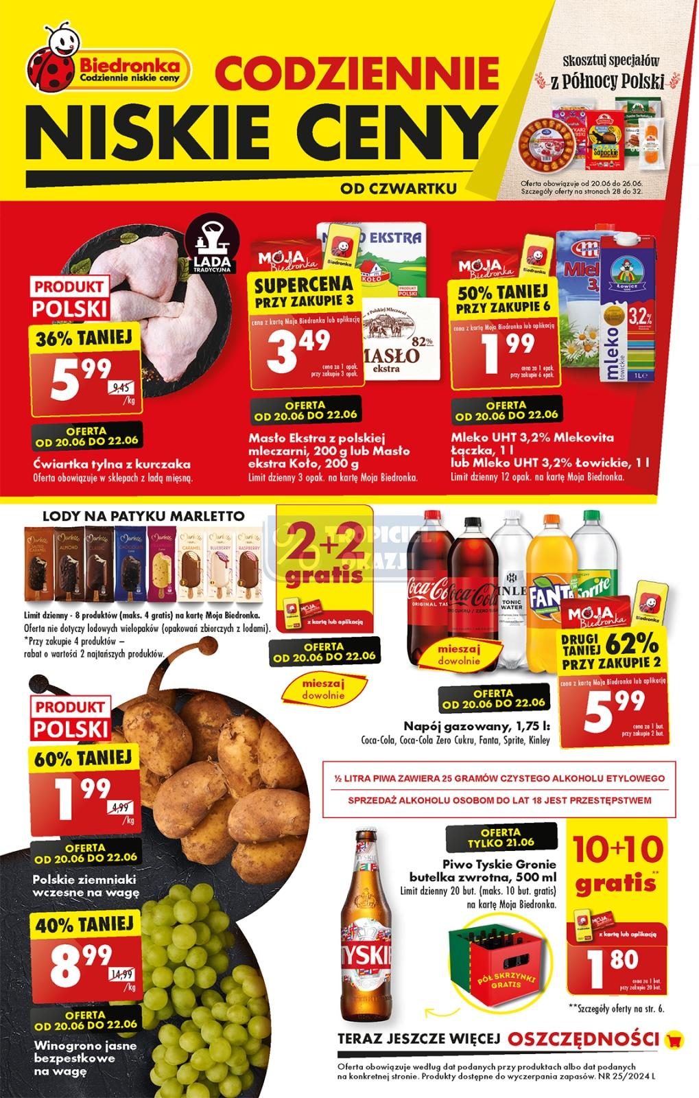 Gazetka promocyjna Biedronka str. 1