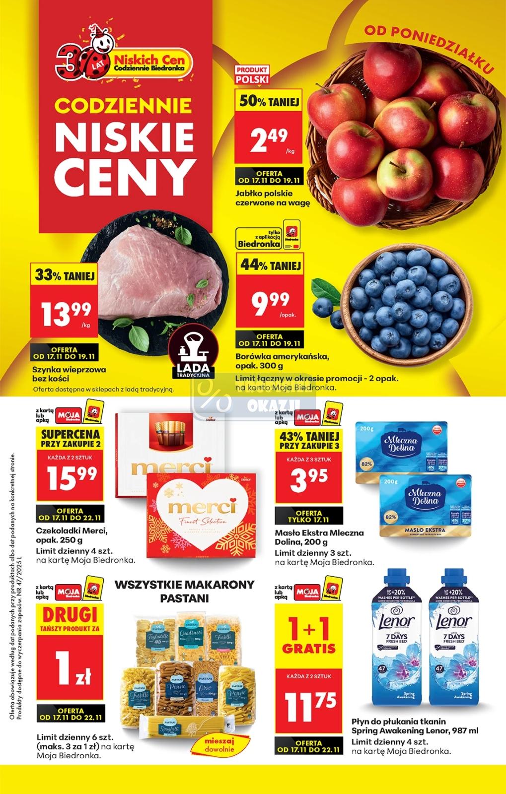 Gazetka promocyjna Biedronka str. 1