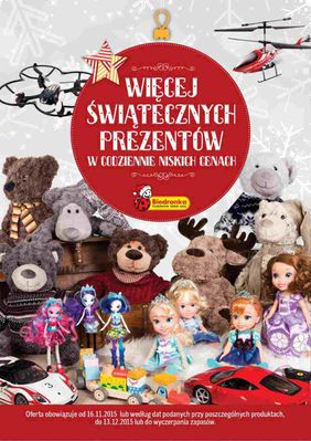 Więcej świątecznych prezentów