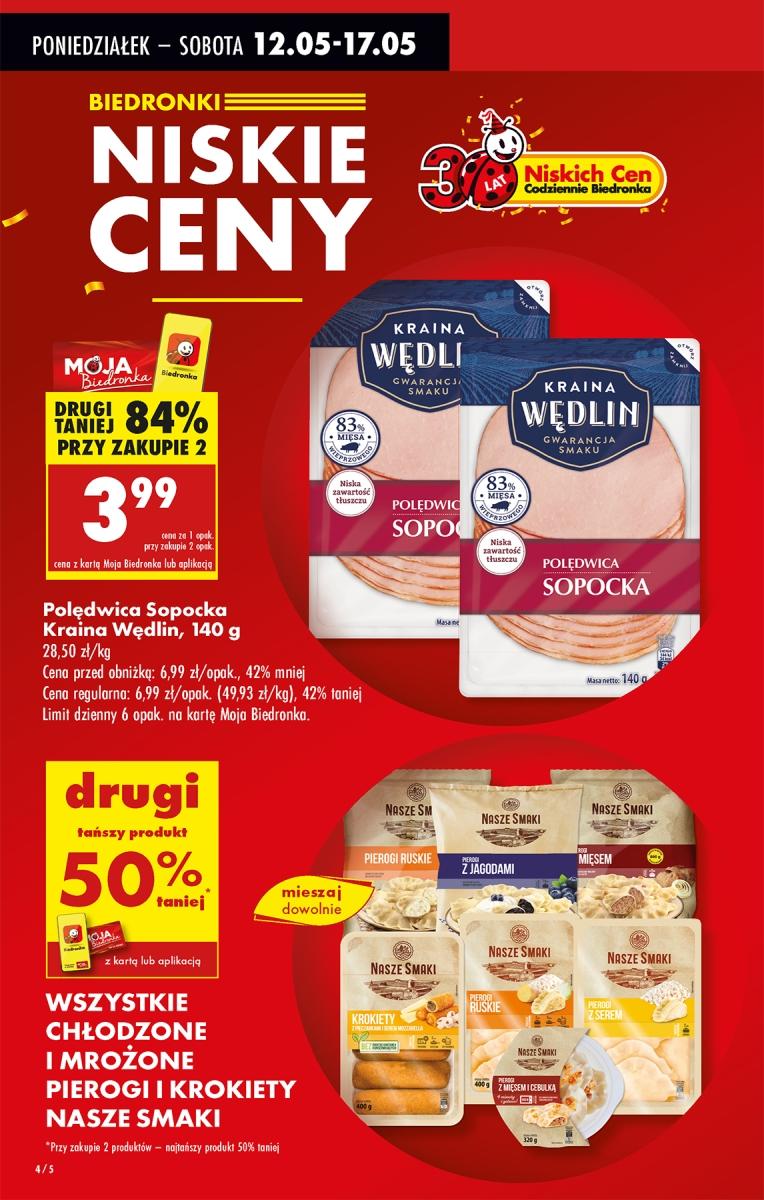 Gazetka promocyjna Biedronka str. 4
