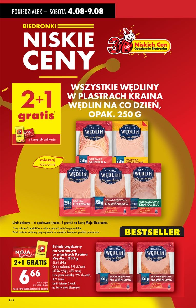 Gazetka promocyjna Biedronka str. 4