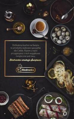 Biedronka smakuje świętami