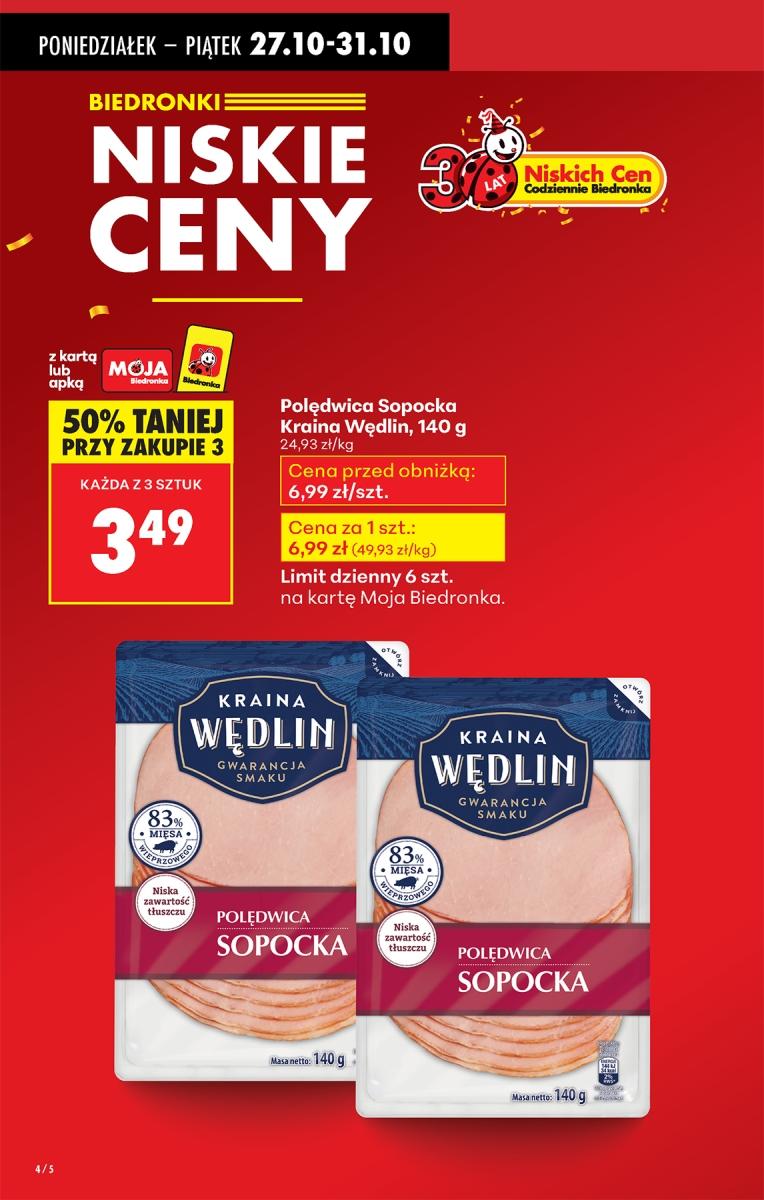 Gazetka promocyjna Biedronka str. 4