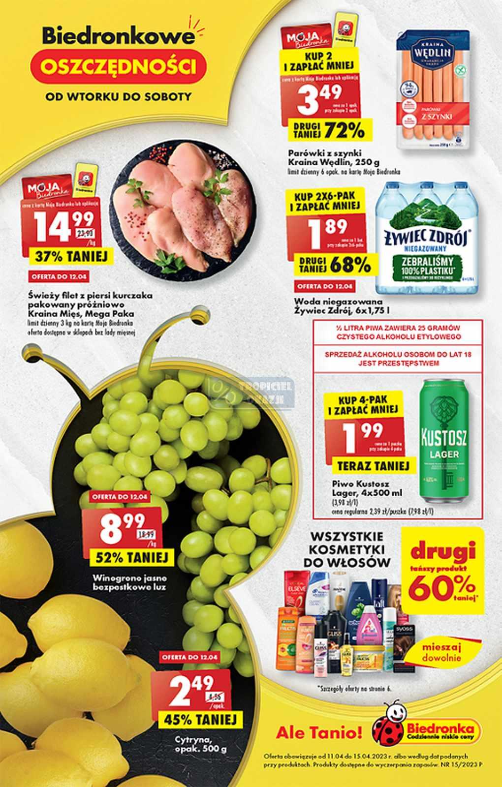 Gazetka promocyjna Biedronka str. 1