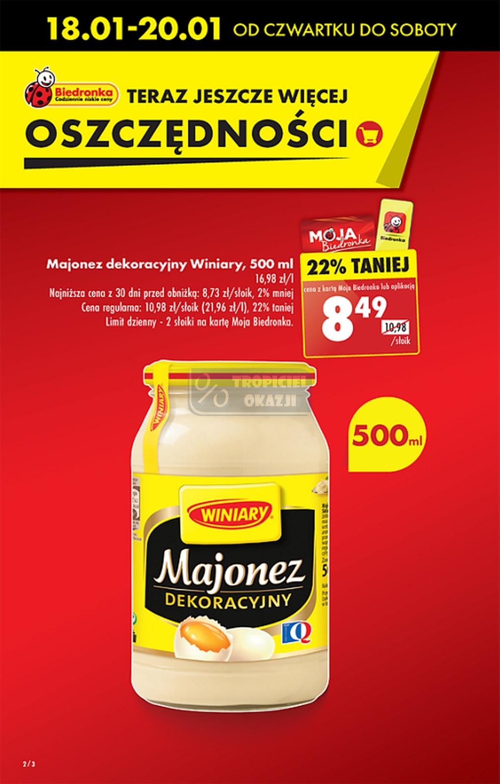 Gazetka promocyjna Biedronka str. 2